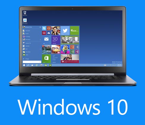 Windows 10 notebook