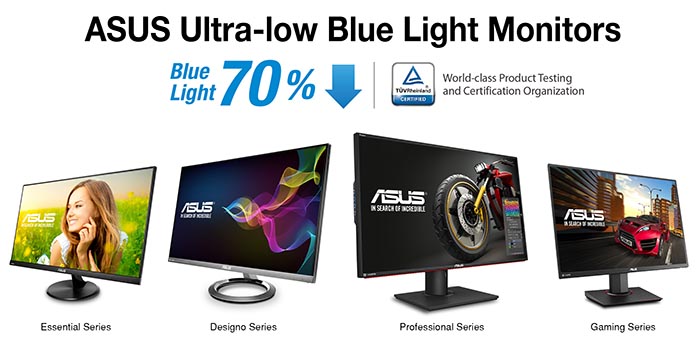ASUS Low Blue Light monitors