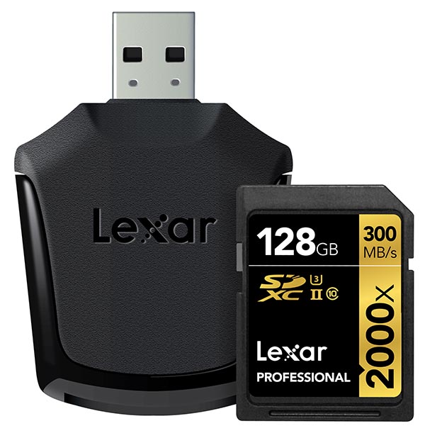 Lexar Professional 2000x SDXC UHS-II 128 Гбайт