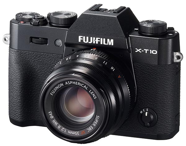 Фотокамера Fujifilm X-T10 с объективом Fujinon XF 35mm F2 R WR