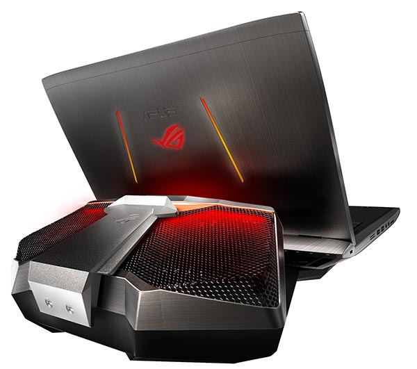 Игровой ноутбук ASUS ROG GX700 оснащен жидкостной системой охлаждения