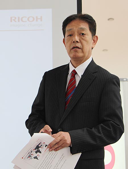 Сатоси Маруяма, директор по маркетингу компании Ricoh