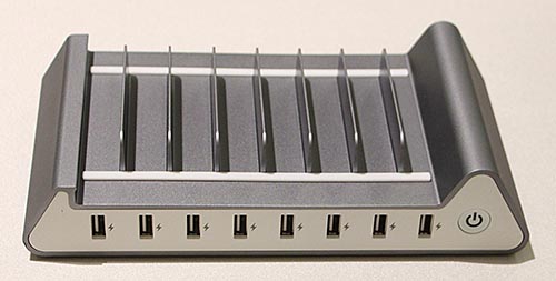 Зарядная станция S-1000 на 8 устройств, созданная в компании E-sense Technology