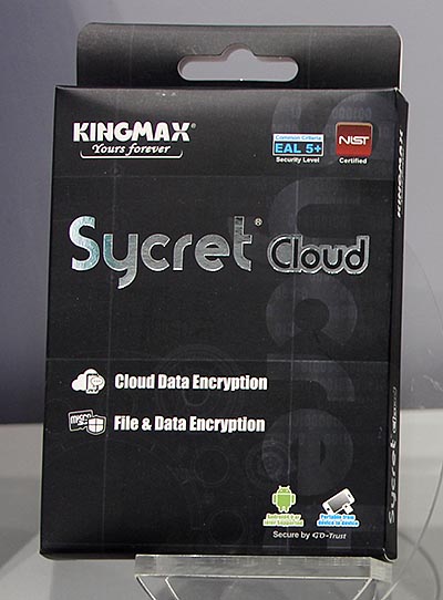 Розничная упаковка карт защищенных памяти Kingmax серии Sycret Cloud