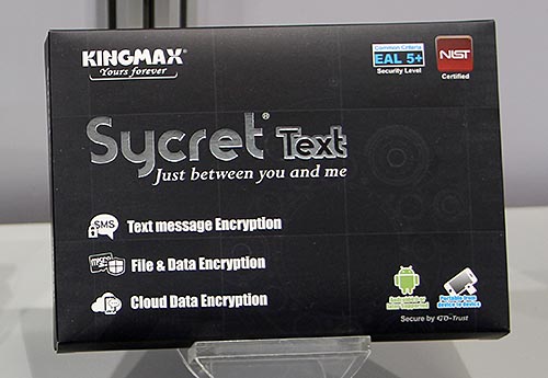 Розничная упаковка карт защищенных памяти Kingmax серии Sycret Text