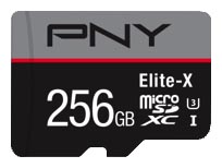 Карта памяти формата microSDXC серии Elite-X емкостью 256 Гбайт