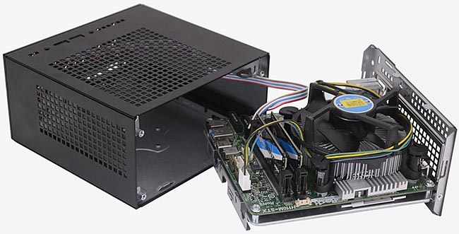 В корпусе мини-ПК ASRock DeskMini 110 умещается процессор для настольных систем, оснащенный стандартным кулером