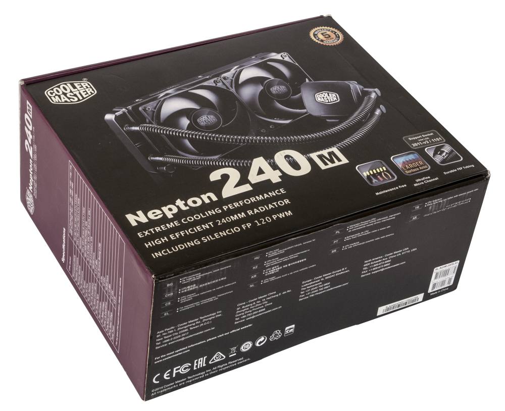 система водяного охлаждения процессора Cooler Master Nepton 240M