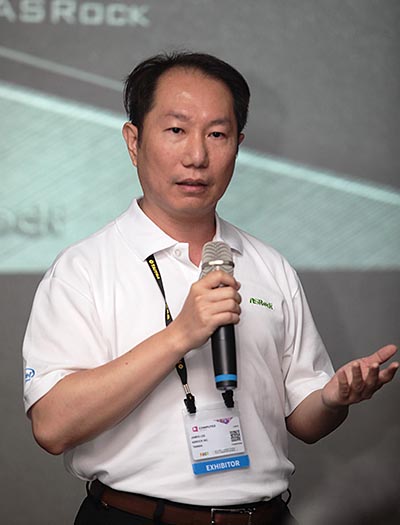 Джеймс Ли, вице-президент компании ASRock 
