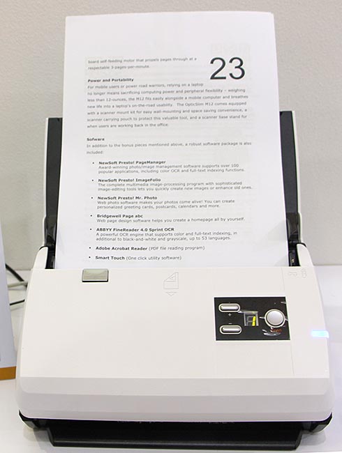 Компактный протяжной сканер SmartOffice PS30D