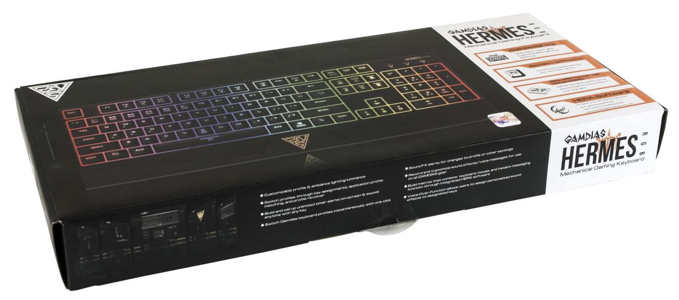 Игровая клавиатура GAMDIAS HERMES RGB