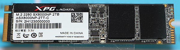 SSD-накопитель серии XPG SX8000
