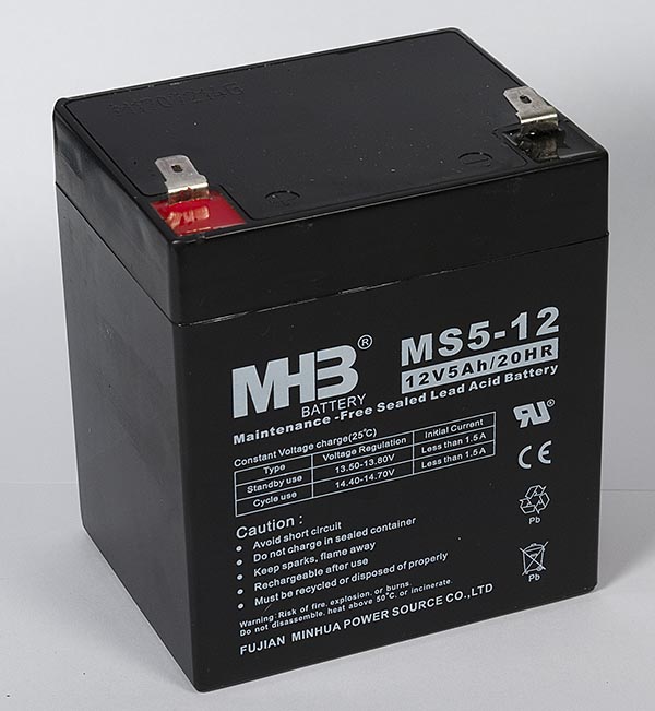 Аккумуляторная батарея Fujian Minhua Power Source MS5-12 номинальной  емкостью 5 А•ч