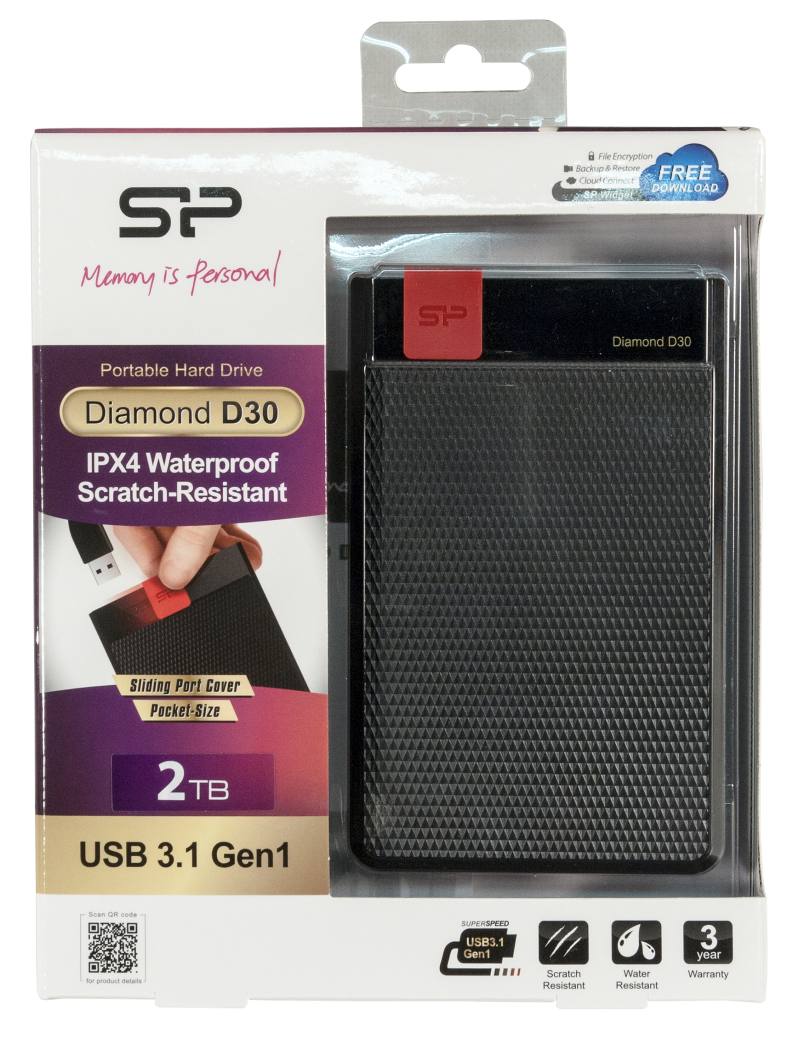 Diamond D30 — элегантный внешний жесткий диск емкостью в 2 Тб