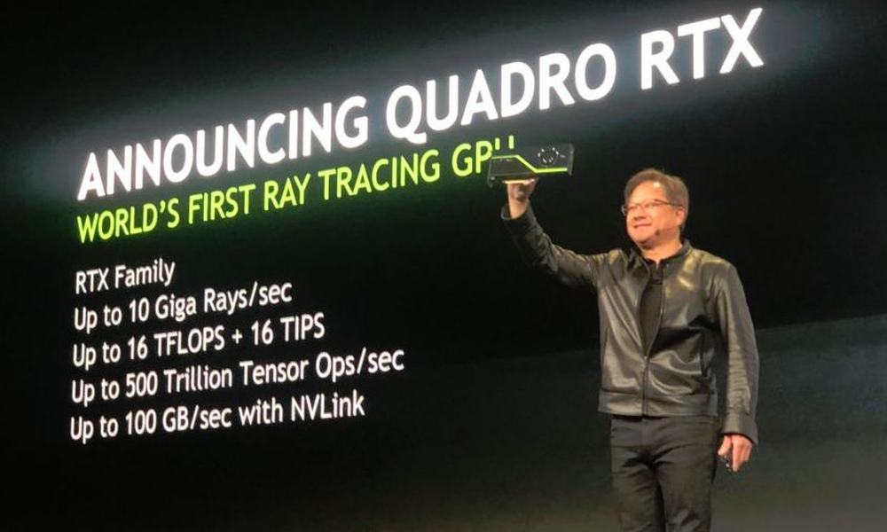 Nvidia официально представила линейку профессиональных видеокарт Quadro RTX