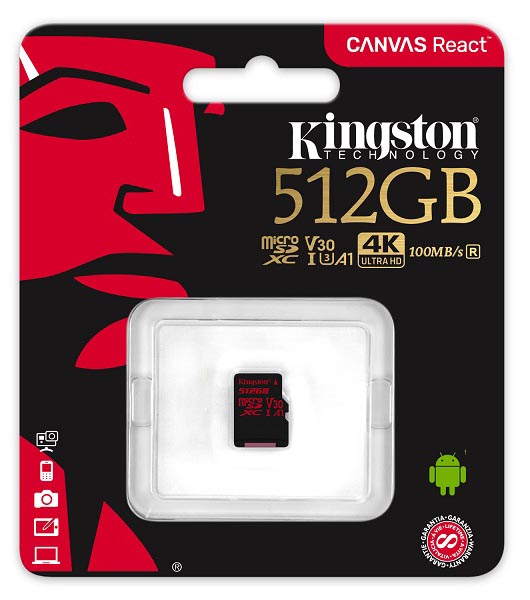 Kingston Canvas React microSD