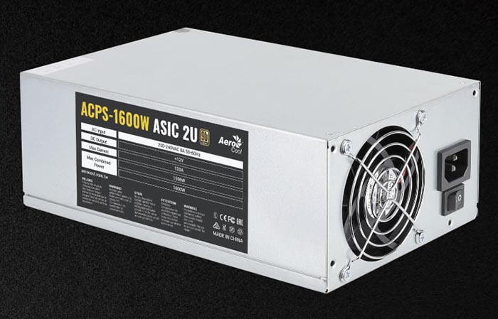 AeroCool ACPS 1600w ASIC 2U
