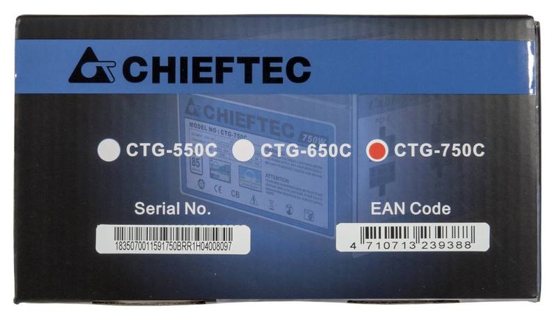 блок питания Chieftec серии A80 CTG-750C
