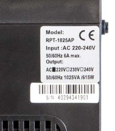 Powercom Raptor RPT-1025AP LCD