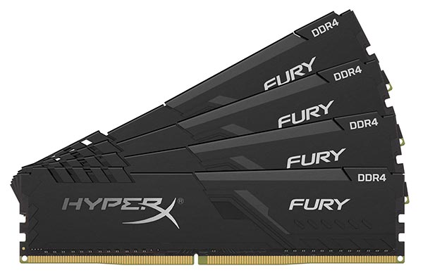 Комплект модулей оперативной памяти HyperX FURY DDR4