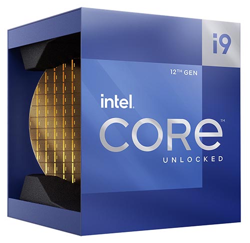 Розничная упаковка процессоров Intel Core 12-го поколения для настольных ПК