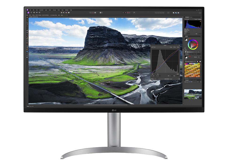 Мониторы LG UltraFine Display (модель 32UQ85R) и LG DualUp Monitor (модель 28MQ780)