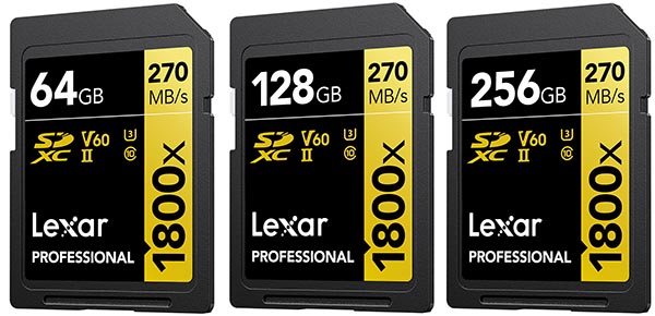 Lexar Professional 1800x GOLD SDXC