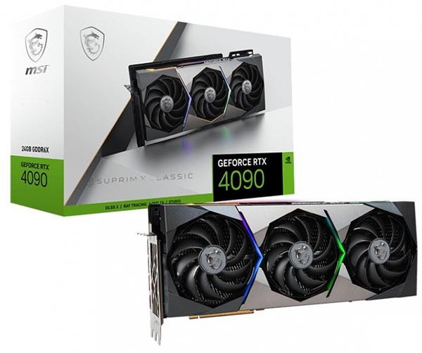 MSI GeForce RTX 4090 SUPRIM X Classic