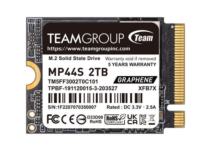 Твердотельный накопитель MP44S M.2 PCIe 4.0 SSD